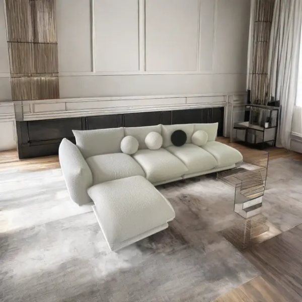 Corner Sofa, 300 cm, off white - ENT-4768
