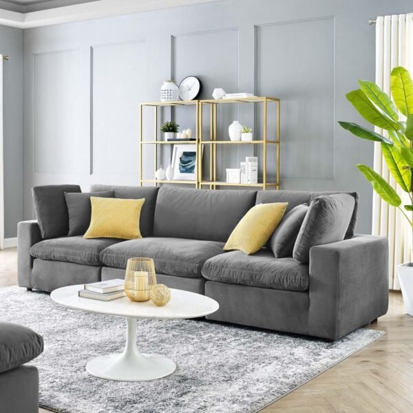 Sofa, 220 cm, Dark Grey - SOF-7400