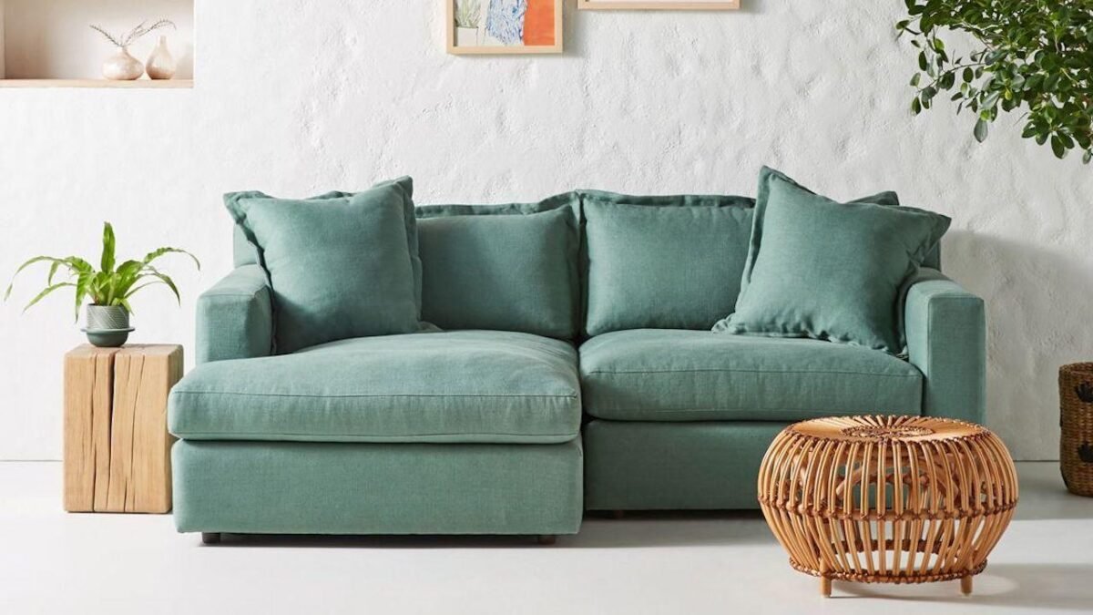 Sofa, 180 cm, Mint Green - SOF-7392 - Image 1