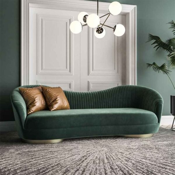 كنبه، 220 سم، زيتي - SOF-7401