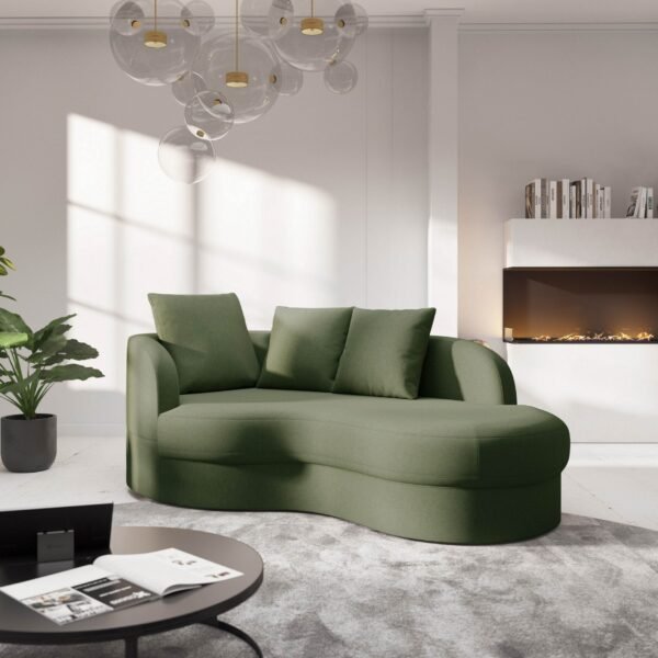 كنبه منحنية – زيتي | SOF-7409