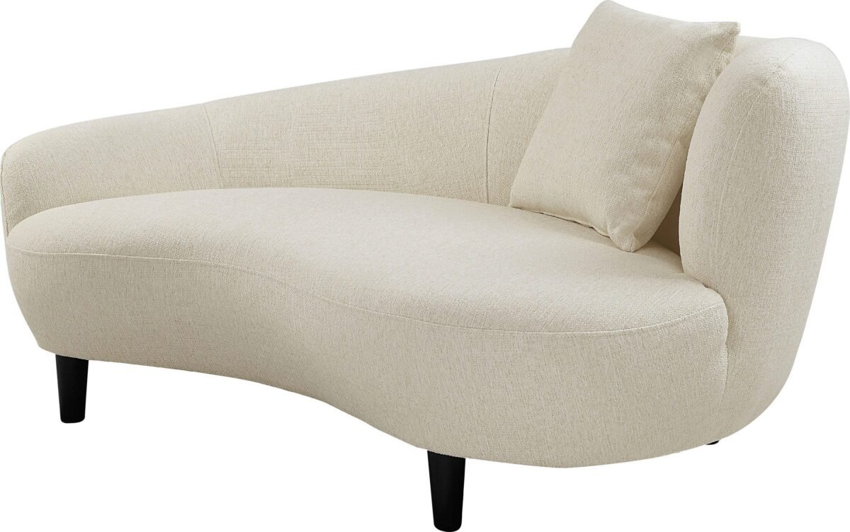 SOF-7411 | Two-Seater Sofa – Light Beige - Image 3