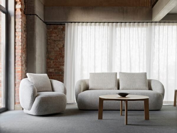 Beige Two-Seater Sofa | SOF-7412