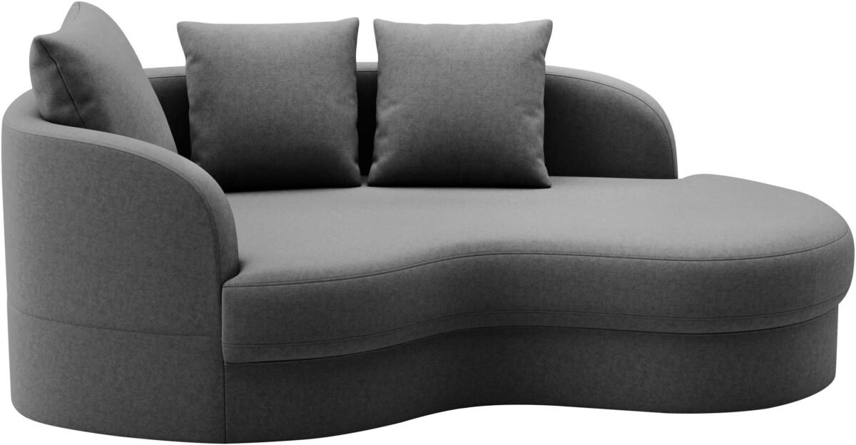 Curved Sofa – Warm Gray | SOF-7408 - Image 4