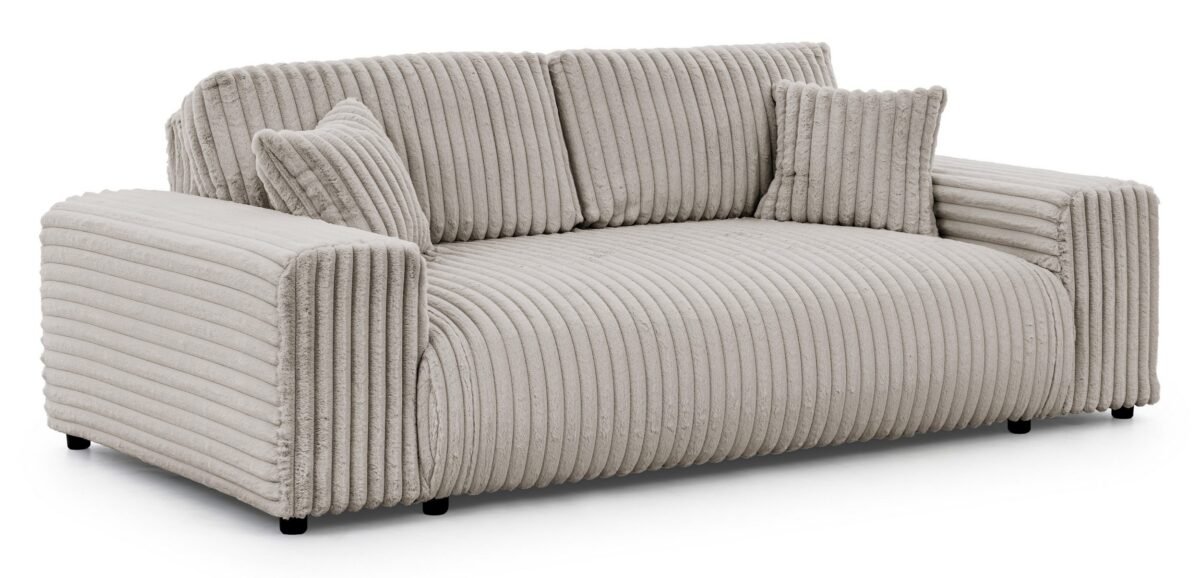 Product Name: Three-Seater Sofa – Light Gray | SOF-7419 - Image 3