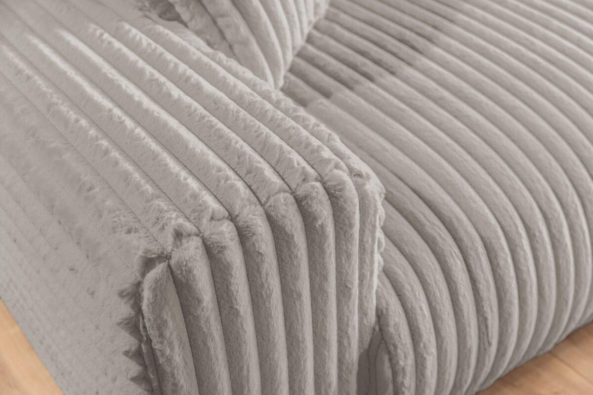 Product Name: Three-Seater Sofa – Light Gray | SOF-7419 - Image 6