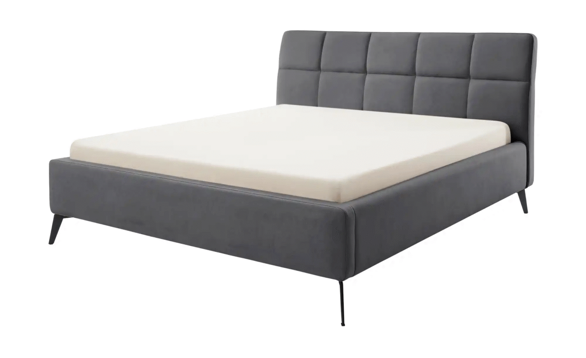 ⁦سرير – رمادي غامق | BED-2971⁩ - الصورة ⁦2⁩