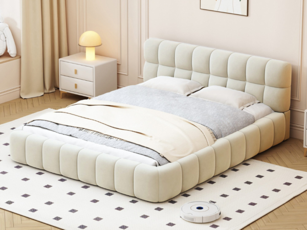 Bed – Light Beige | BED-2968