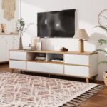 وحدة تلفزيون مودرن بتصميم هندسي متباين | TVU-6771