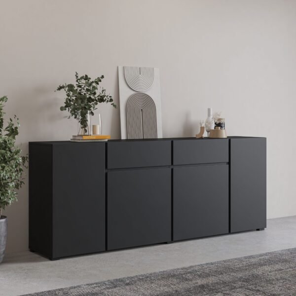 Naqaa Sideboard – BUF-7313 (Black)