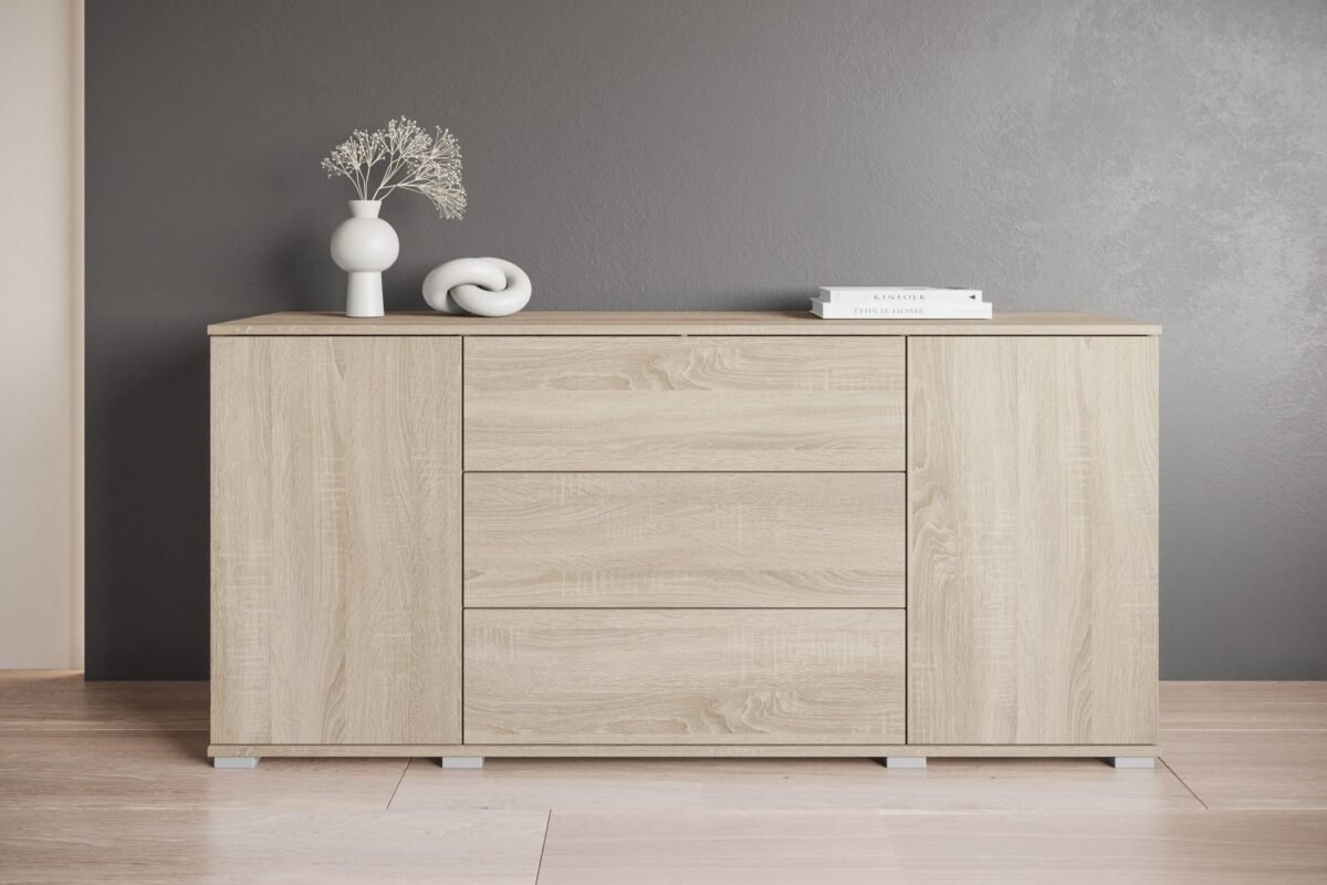 Sideboard –BUF-7316 –  Beige Wood - Image 1