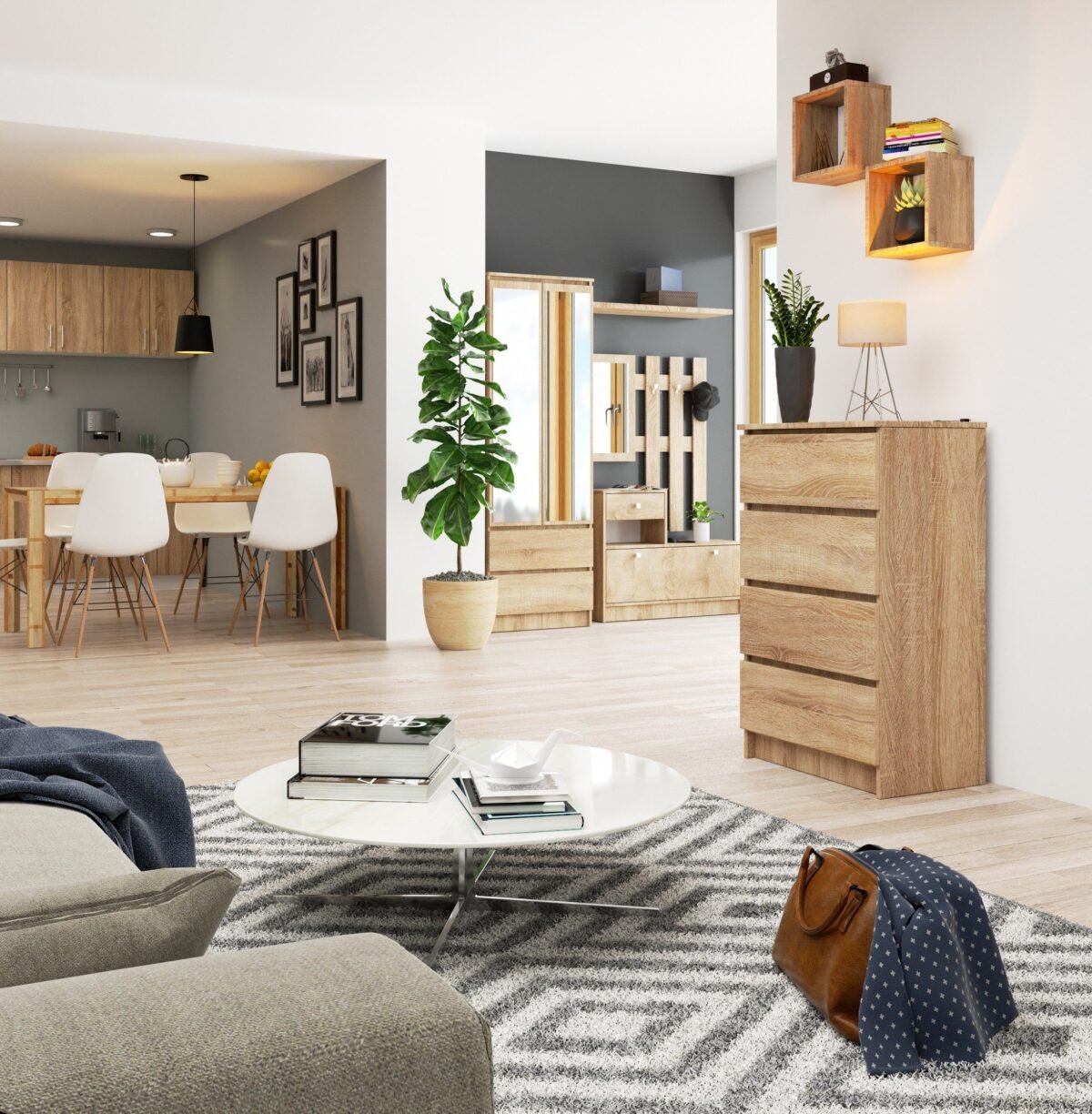 4 Drawer Storage Unit - Image 1