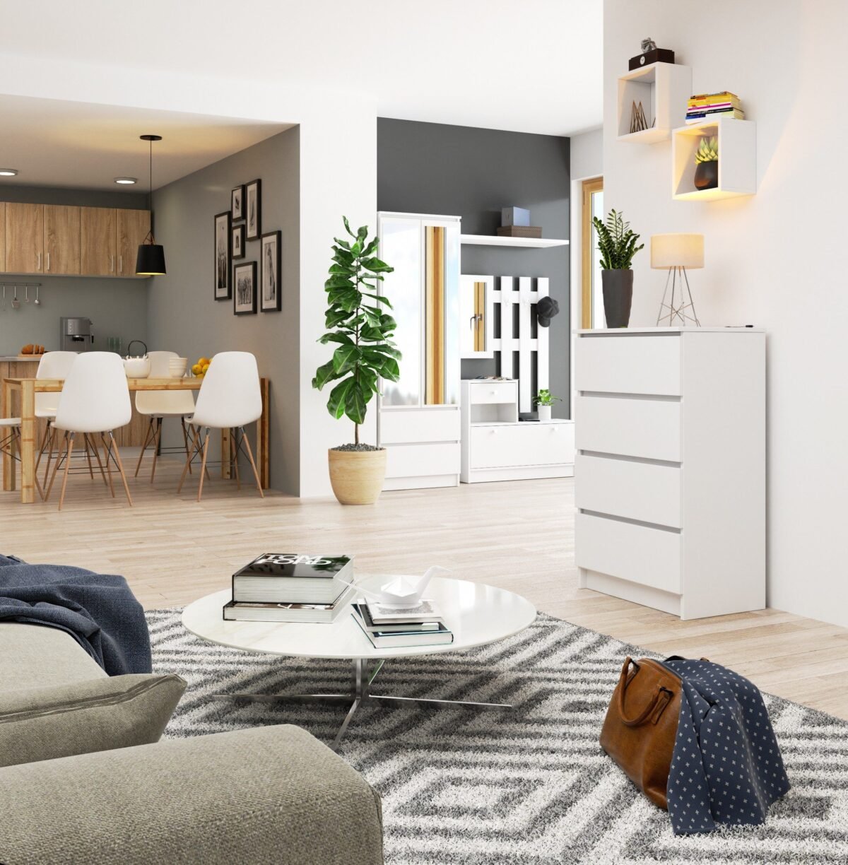 4 Drawer Storage Unit - Image 1