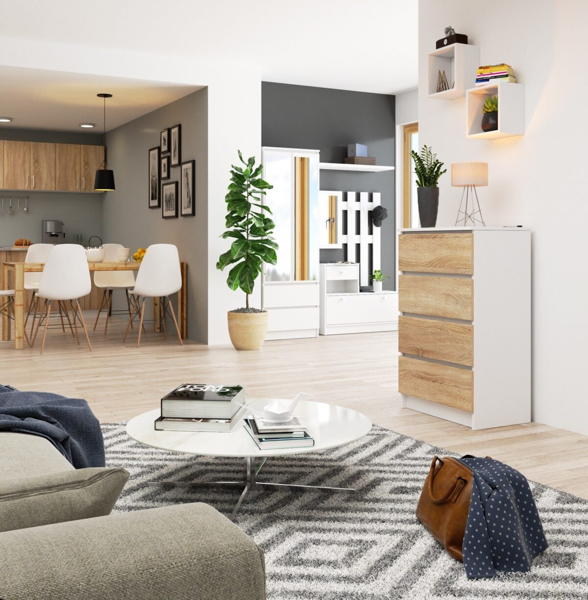 4 Drawer Storage Unit - Image 1