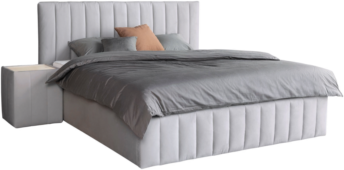 Bed – Light Gray | BED-2977 - Image 2