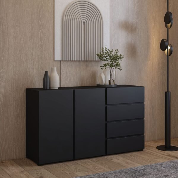 Naqaa Sideboard – BUF-7312 (Black)