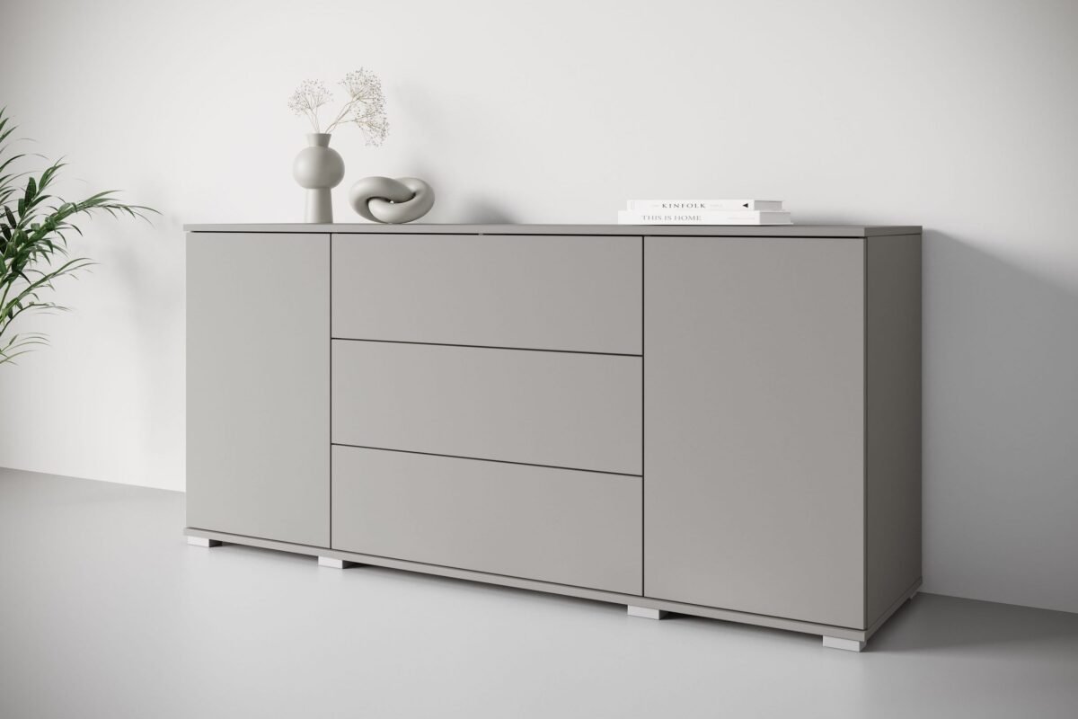 Sideboard BUF-7318 – Light Grey - Image 2