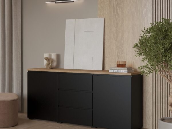 Olfa Sideboard - BUF-7308 (Black & Wood )