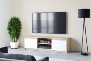 وحدة تلفزيون مودرن بتصميم ثنائي اللون | TVU-6770
