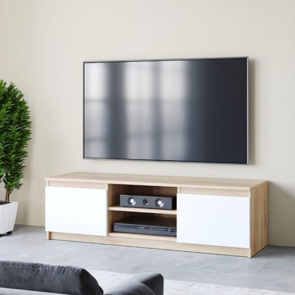 وحدة تلفزيون مودرن بتصميم ثنائي اللون | TVU-6770