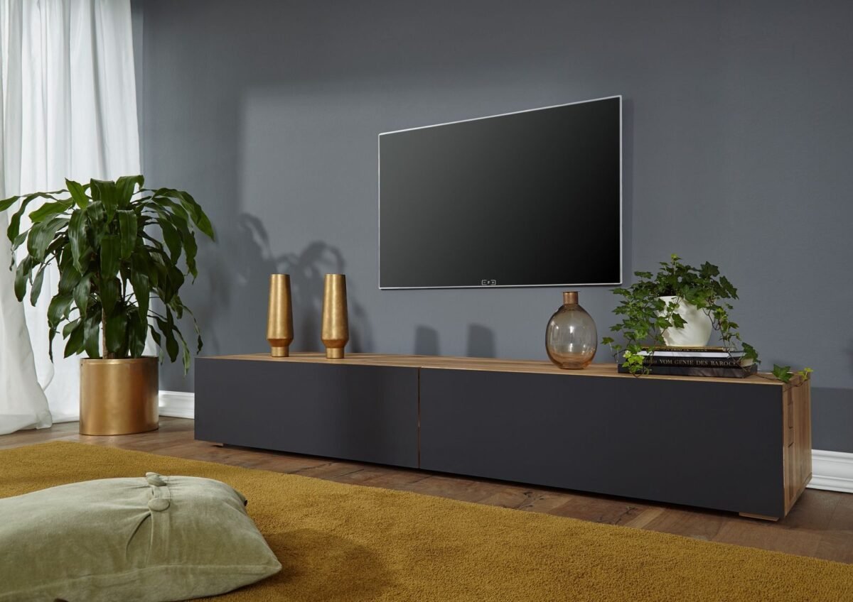 Modern Wood TV Unit – Warm & Simple | TVU-6765 - Image 4