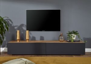 وحدة تلفزيون مودرن بتصميم خشبي دافئ – بساطة وأناقة | TVU-6765