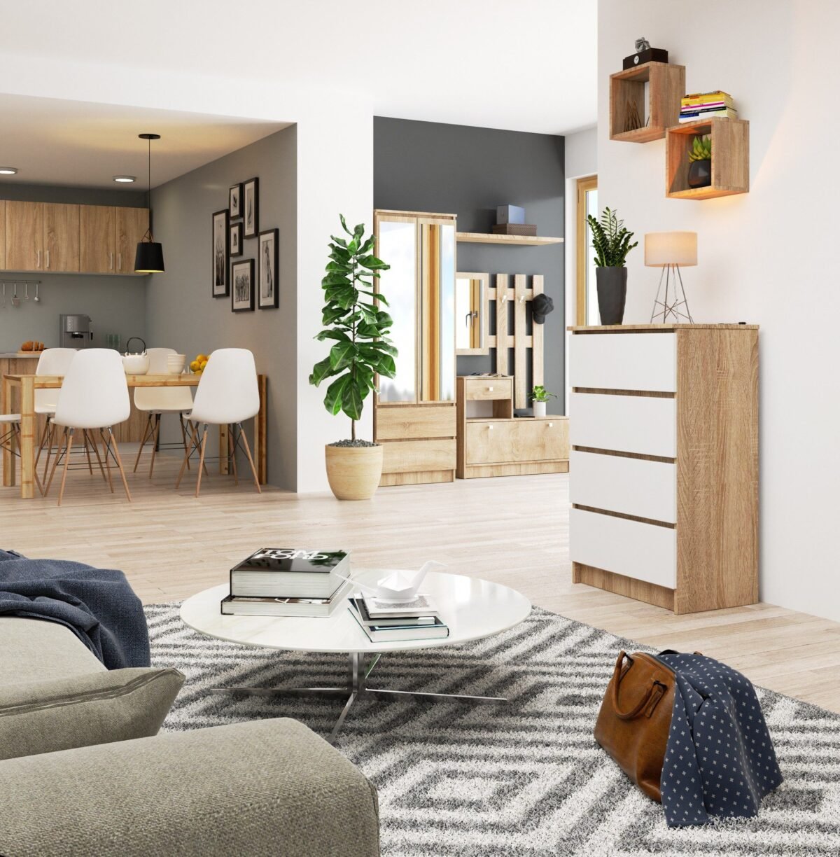 4 Drawer Storage Unit - Image 1