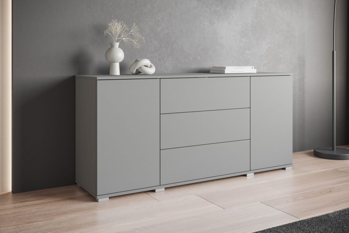 Sideboard BUF-7318 – Light Grey - Image 3