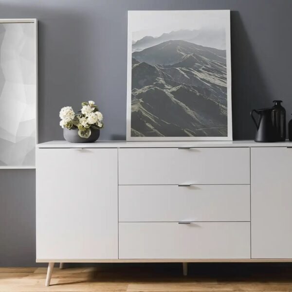Modern White Buffet - BUF-7299