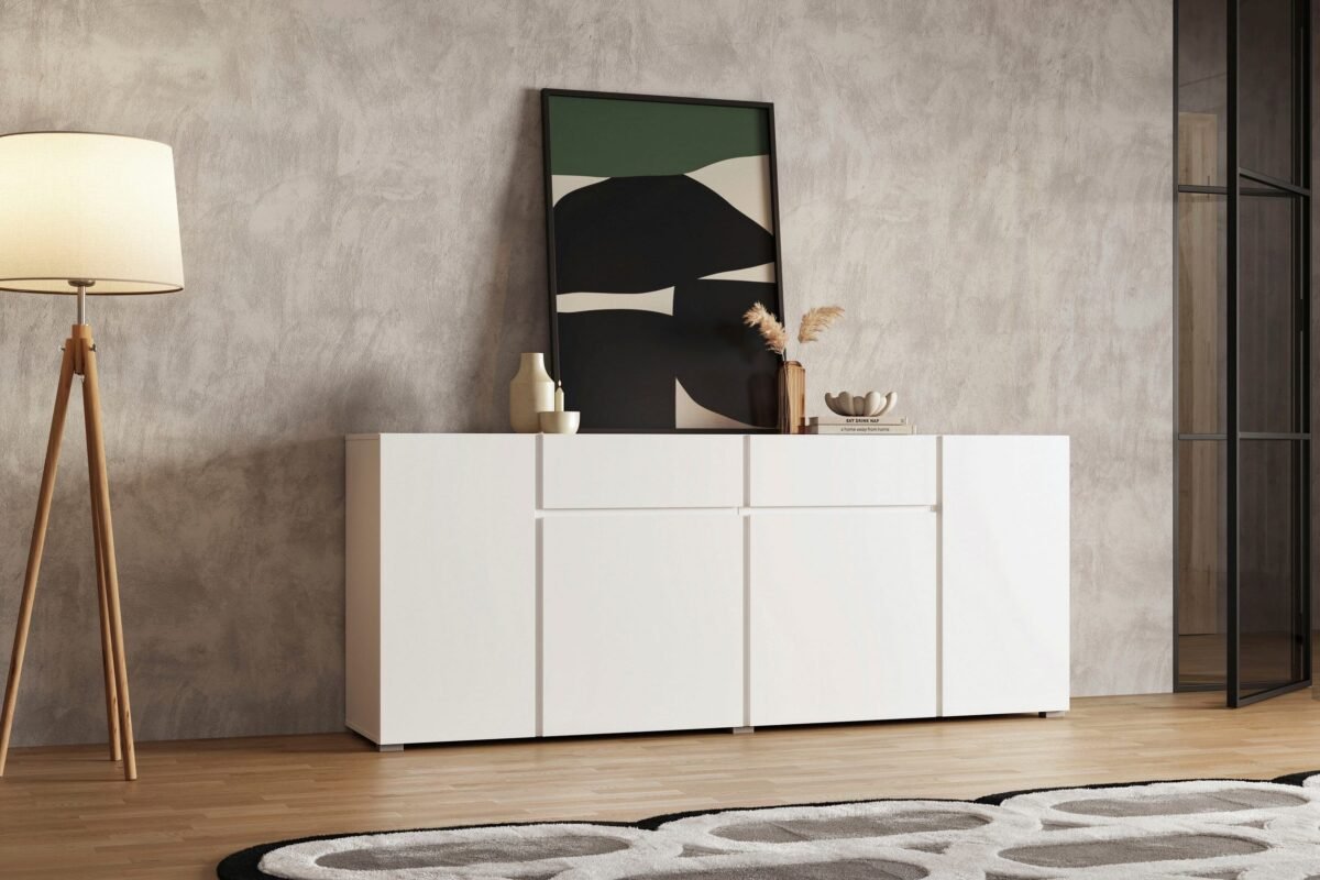 ⁦بوفيه نَقاء – BUF-7314 (الأبيض)⁩ - الصورة ⁦4⁩