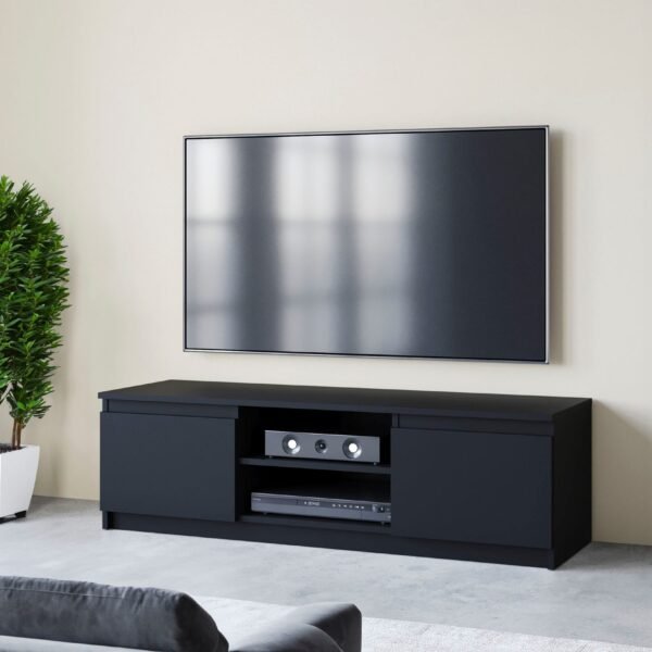 وحدة تلفزيون مودرن بتصميم عملي ودلف مزدوجة | TVU-6769