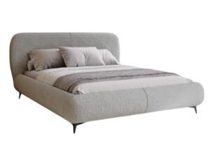 ⁦سرير – رمادي فاتح | BED-2986⁩ - الصورة ⁦2⁩