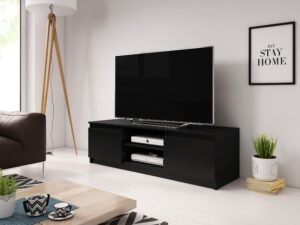 ⁦وحدة تلفزيون مودرن بتصميم عملي ودلف مزدوجة | TVU-6769⁩ - الصورة ⁦2⁩