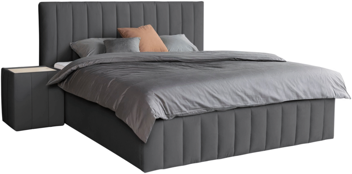 Bed – Dark Gray | BED-2978 - Image 2