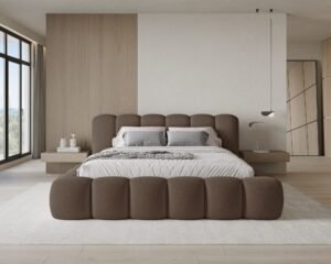 ⁦سرير بابلز – بني| BED-2981⁩ - الصورة ⁦2⁩