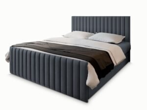 ⁦سرير – رمادي دافئ | BED-2983⁩ - الصورة ⁦3⁩