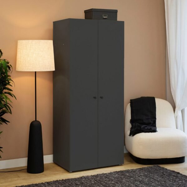Wardrobe 200×100 cm – Dark Grey