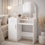 ⁦تسريحة 150×110 سم بيضاء⁩ - الصورة ⁦2⁩