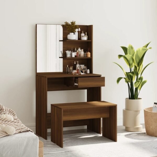 Dressing Table 150×90 cm – Dark Wood