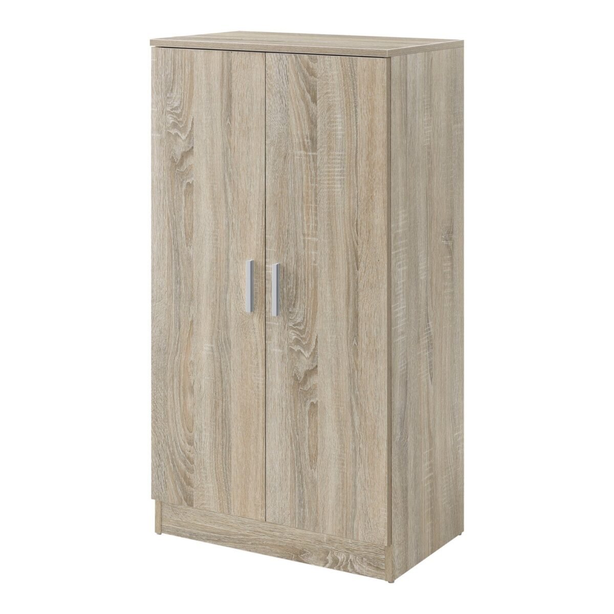 80×110 cm Beige Wood Shoe Cabinet - Image 2