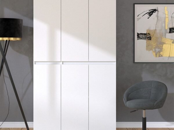 Wardrobe 200×150 cm – White