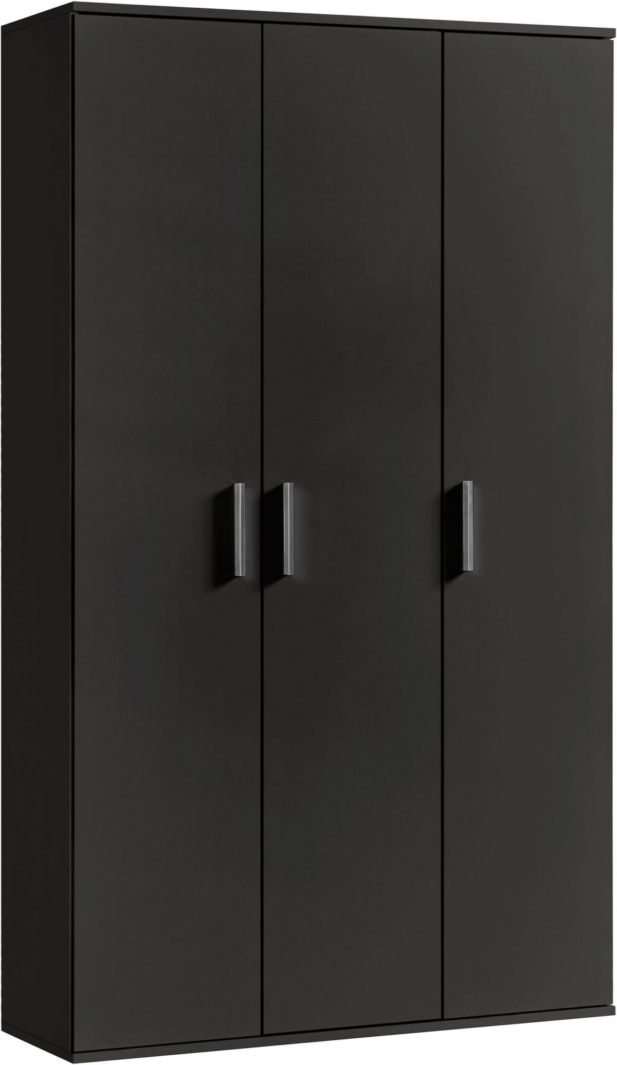 Black  Wardrobe 200×150 cm – 3 Doors - Image 2