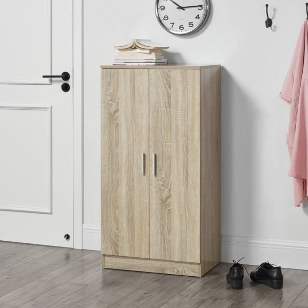 80×110 cm Beige Wood Shoe Cabinet