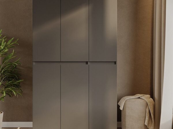 Wardrobe 200×150 cm – Dark Grey