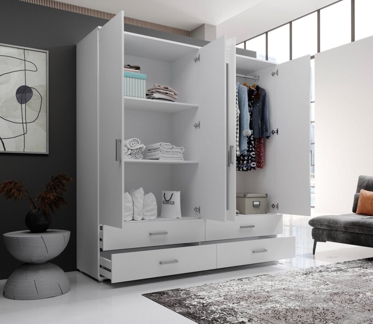 White 200×200 cm - Image 3