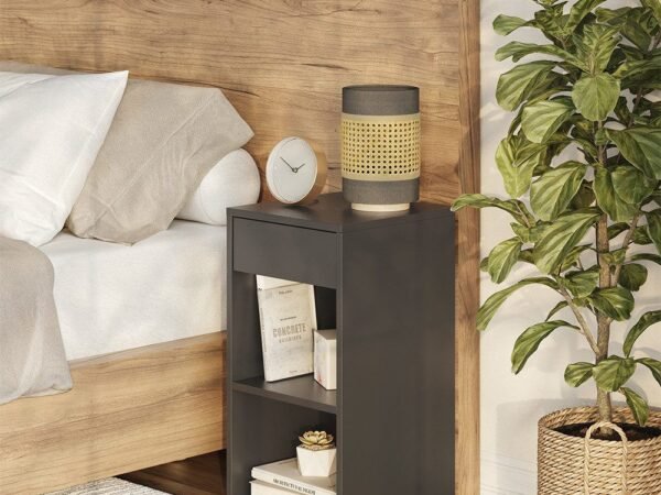 Dark Grey Nightstand