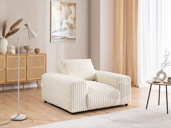 119×108 cm Cream Armchair