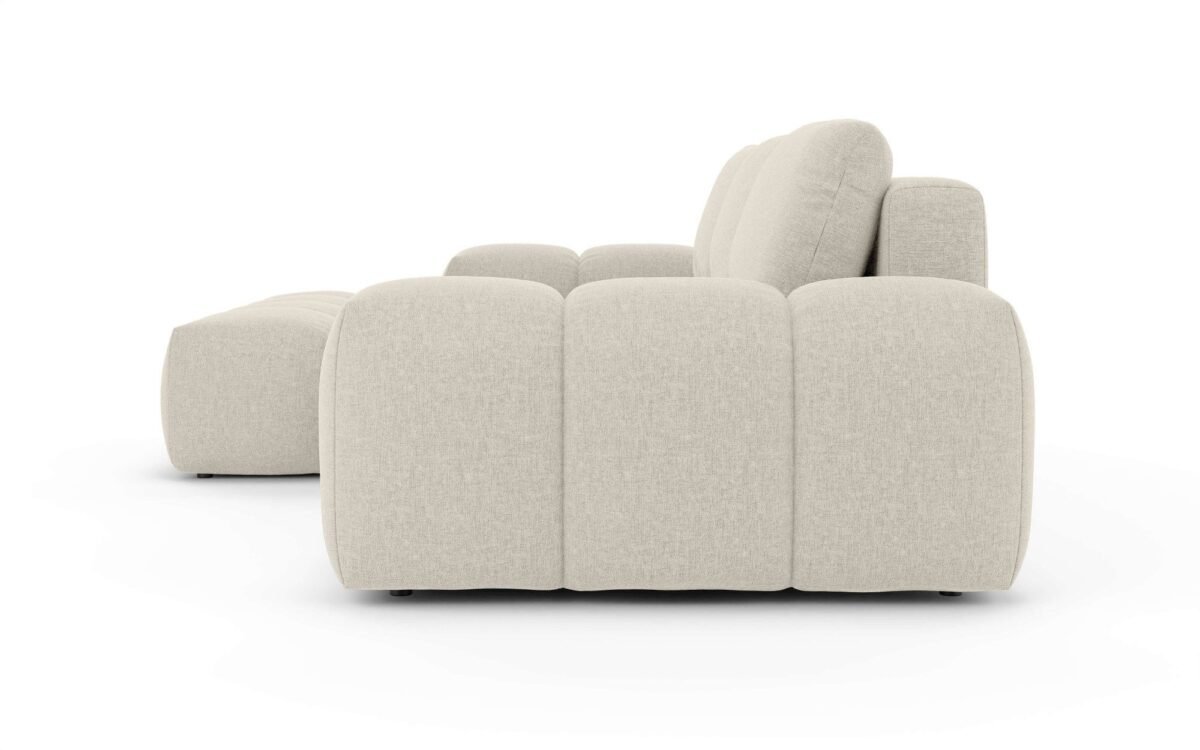 270×166 cm Light Beige Linen Sectional Sofa - Image 6
