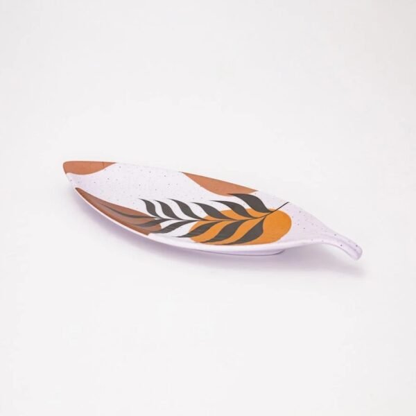Leaf-Shaped Serving Plate - 36 × 15 cm