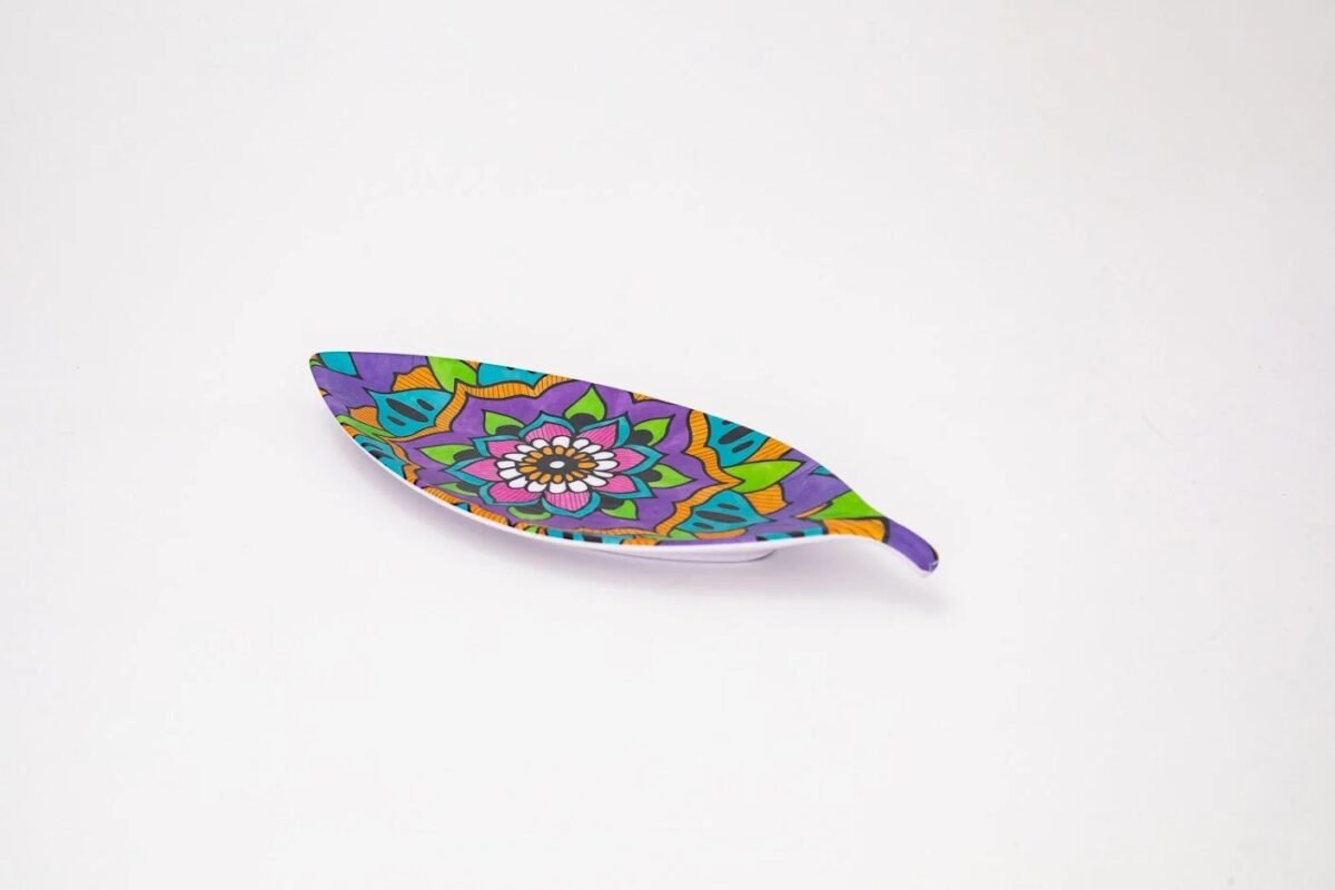 imgi_36_6222045605925 Leaf Serving Plate Set - 2 Pieces - 36 × 15 cm - Image 1